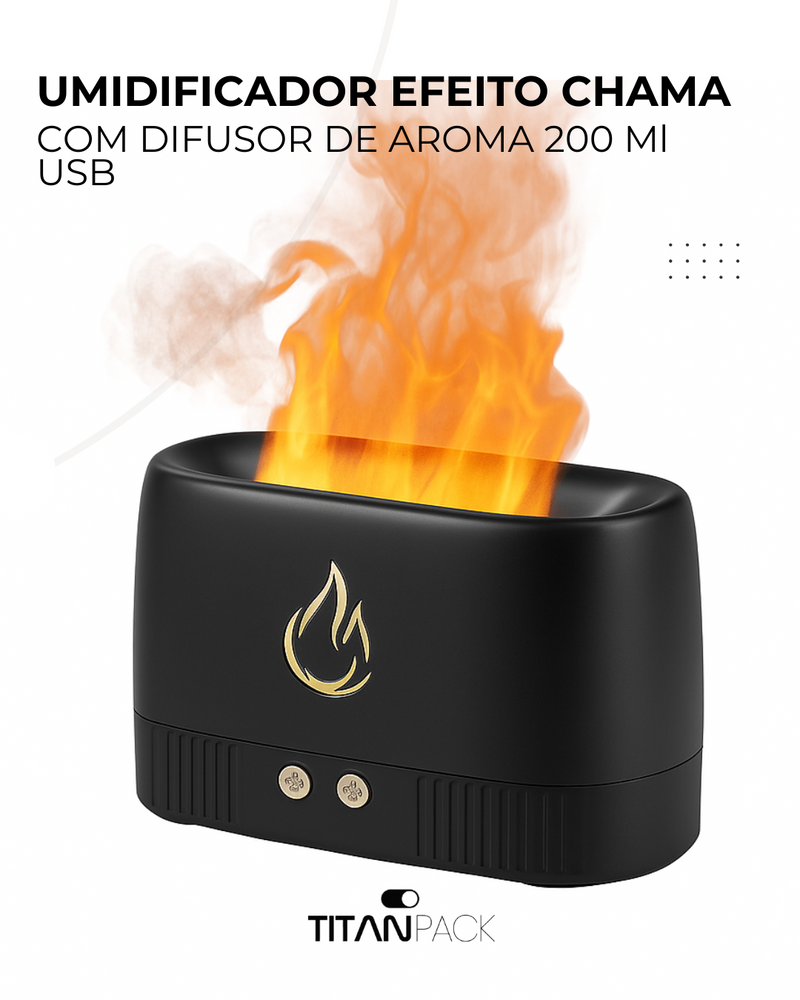 Umidificador Efeito Chama