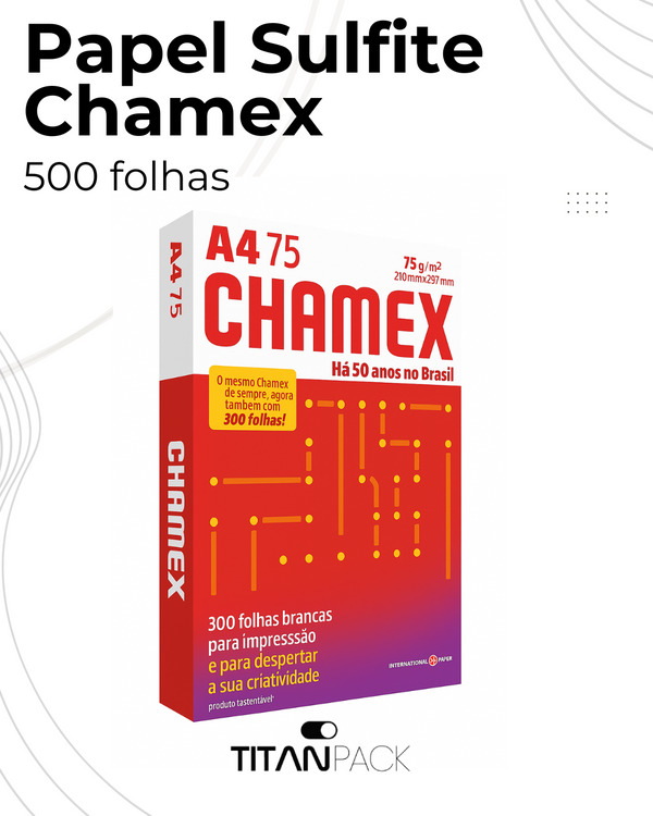 Papel Sulfite Chamex 500 folhas